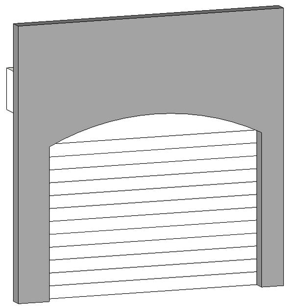 Arched Overhead/ Garage door.