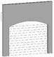 Arched Overhead/ Garage door.