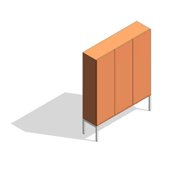 COALESSE_Denizen - Wardrobe Storage Tower, 3 Door