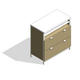 COALESSE_Metro_TOPO - Storage, Tall Credenza (38")