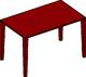 Parametric table w/ tapered legs
