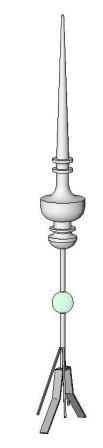 54" Lightning Rod