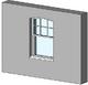Sash window with curved head