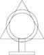 Fire Sprinkler Riser Symbol - 2D