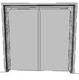 Swingflex Hygeine Double Door - Flexible PVC Panels
