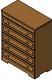Simple 5 Drawer Chest