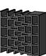 Zig Zag Bookshelve