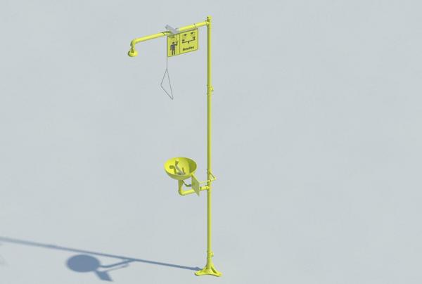 Bradley S19-310 Combo Drench Shower & Eye Wash Unit
