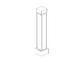 Column - Chamfered w base & cap - 001