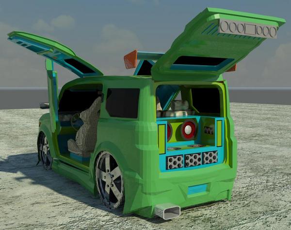 custom honda jazz