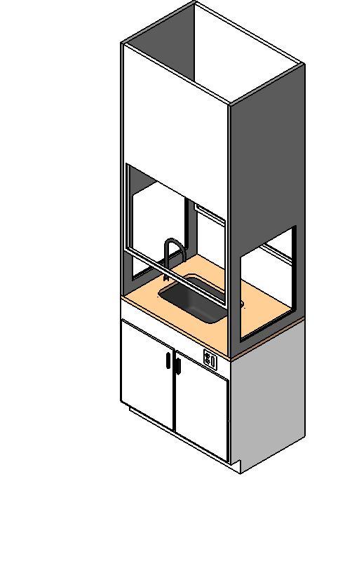 double faced fume hood