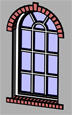 Arched Window w/ header and sill
