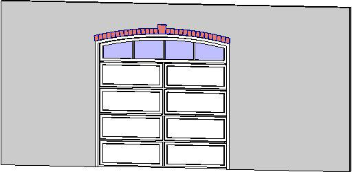 8'  8' GARAGE DOOR W/ HEADER