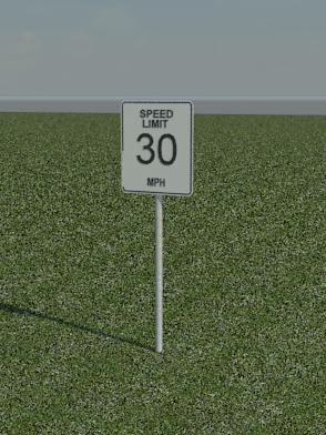Speed Limit Sign 30