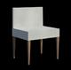 Dining chair with no arm rest