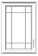 Cabinet Door w/ Glass