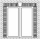 DOUBLE GLASS DOOR W/ SOLDIER COURSE