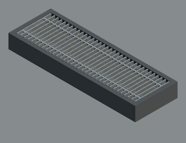 Advance-Tabco Floor Trough, X by Y parametric