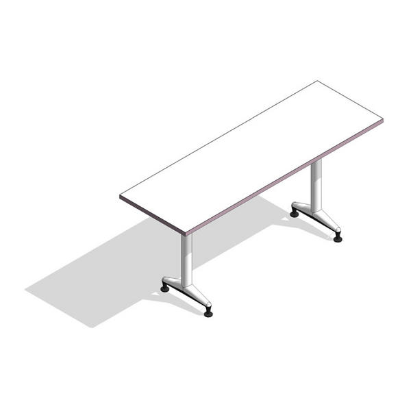 COALESSE_AKIRA - 20"W Rectangle Top w/T-Base (Standard Height)