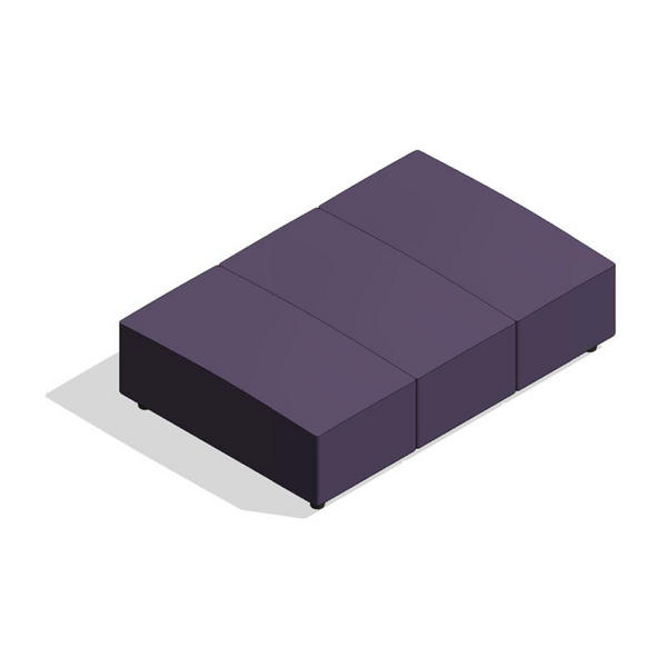 COALESSE_AWAIT - Three Section Connector Bench