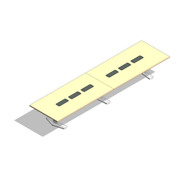 COALESSE_E-TABLE - Rectangular 18', Aluminum Base
