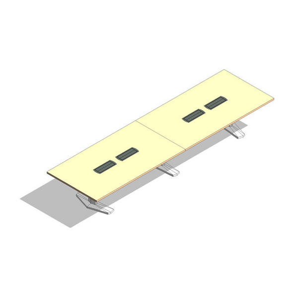 COALESSE_E-TABLE - Rectangular 16', Aluminum Base