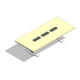 COALESSE_E-TABLE - Rectangular 10', Aluminum Base
