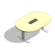 COALESSE_E-TABLE - Racetrack 6', Aluminum Base
