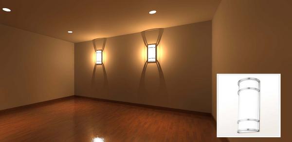 Indoor Wall Sconce, Wall Mount, CB3325 (fixed)