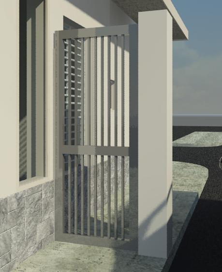 Steel Door Grill
