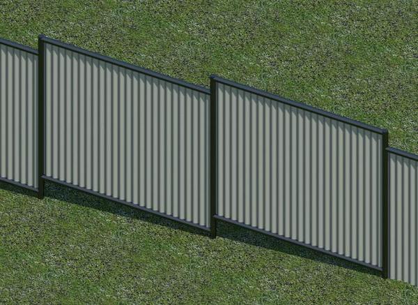 Colorbond fence [parametric]