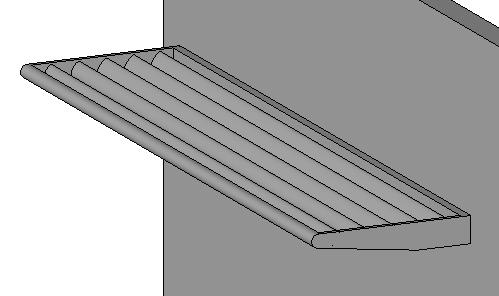 Tapered Louver