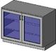Glass Door Base Cabinet