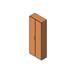 Steelcase Nurture - Folio - Bookcase 84''H - Double Door and Five Shelf