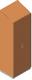 Steelcase Nurture - Folio - Storage Cabinet 92''H - Double Doors and Five Shelf